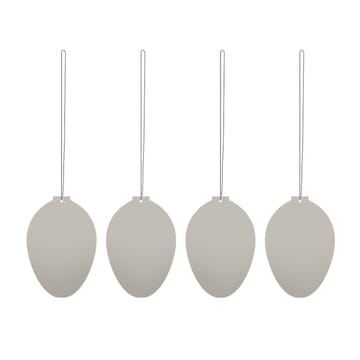 Easter Deco �ägg påskdekoration 4-pack - Sand - Cooee Design