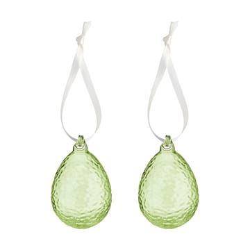 Gry ägg påskhänge 2-pack - Lime - Cooee Design