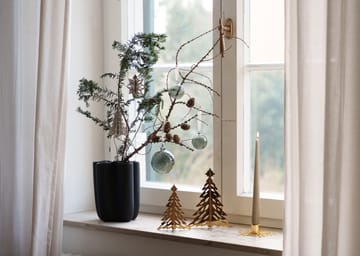 Pinetree dekorationsgran 20 cm - Brass - Cooee Design