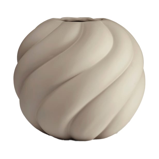 Twist ball vas 12 cm - Sand - Cooee Design