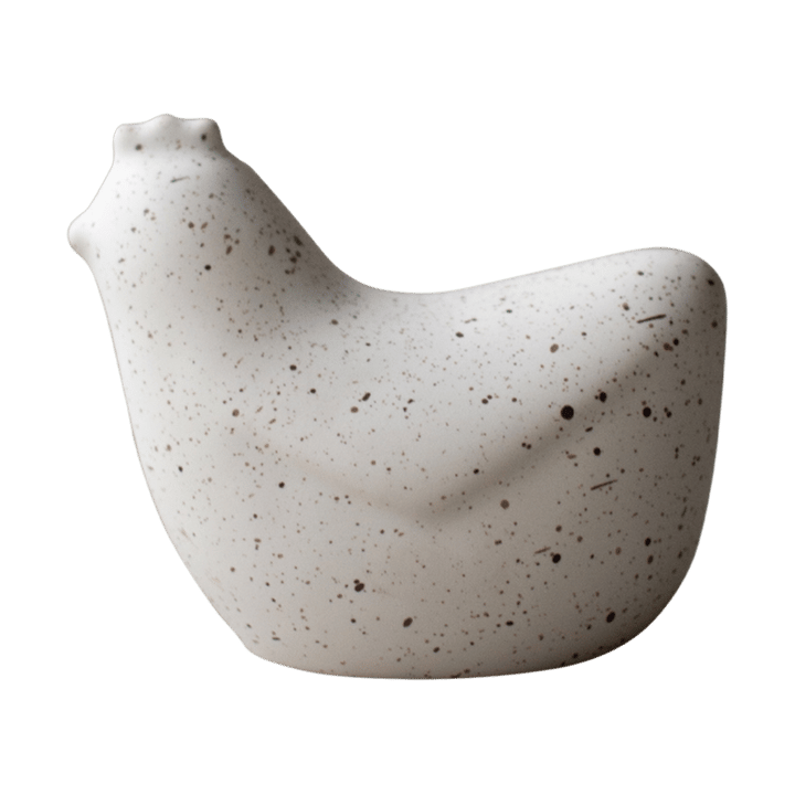 Mini hens 8 cm - White dot - DBKD