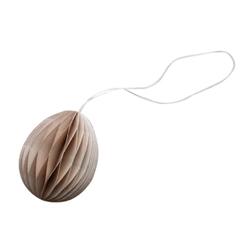 Ovoid påskh�änge papper 7 cm - Sand - DBKD