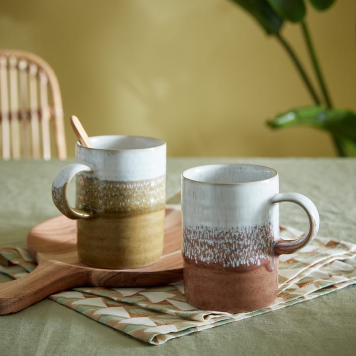 Kiln Accents mugg 40 cl 2 delar, Ochre-rust Denby