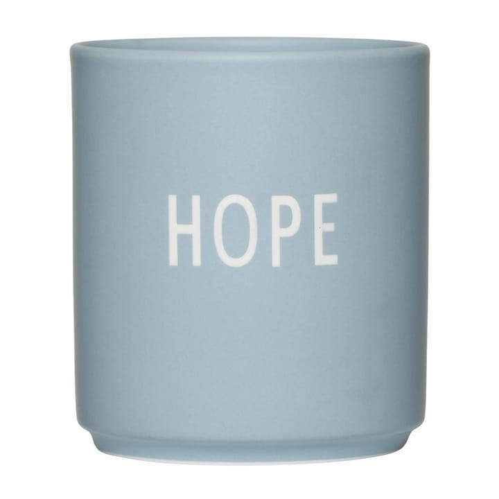 Design Letters favoritkopp 25 cl - Hope-light blue - Design Letters