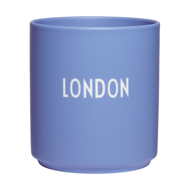 Design Letters favoritkopp International 25 cl - London-blue - Design Letters