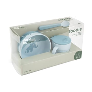 Elphee foodie first meal servisset 3 delar - Blue - Done by deer