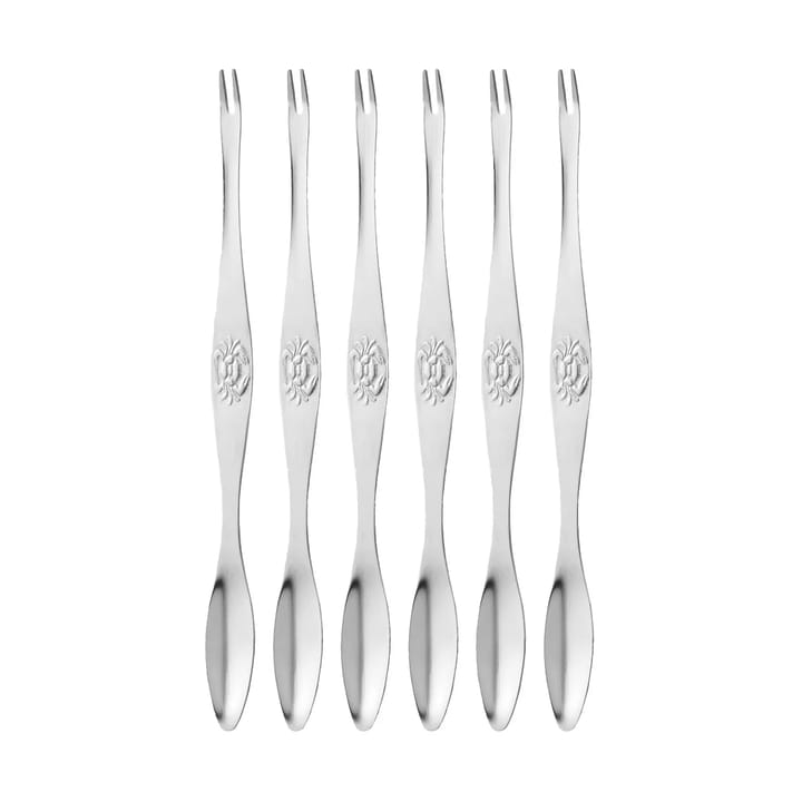 Skai skaldjursgaffel 6-pack - Silver - Dorre