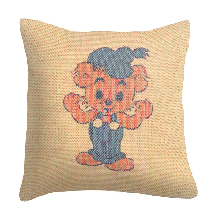 Bamse kuddfodral 40x40 cm - Gul - Ekelund Linneväveri