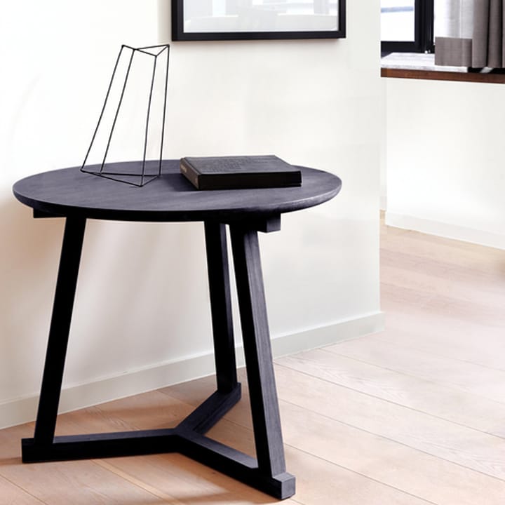 Tripod sidobord, Black oak small 56x46 cm Ethnicraft