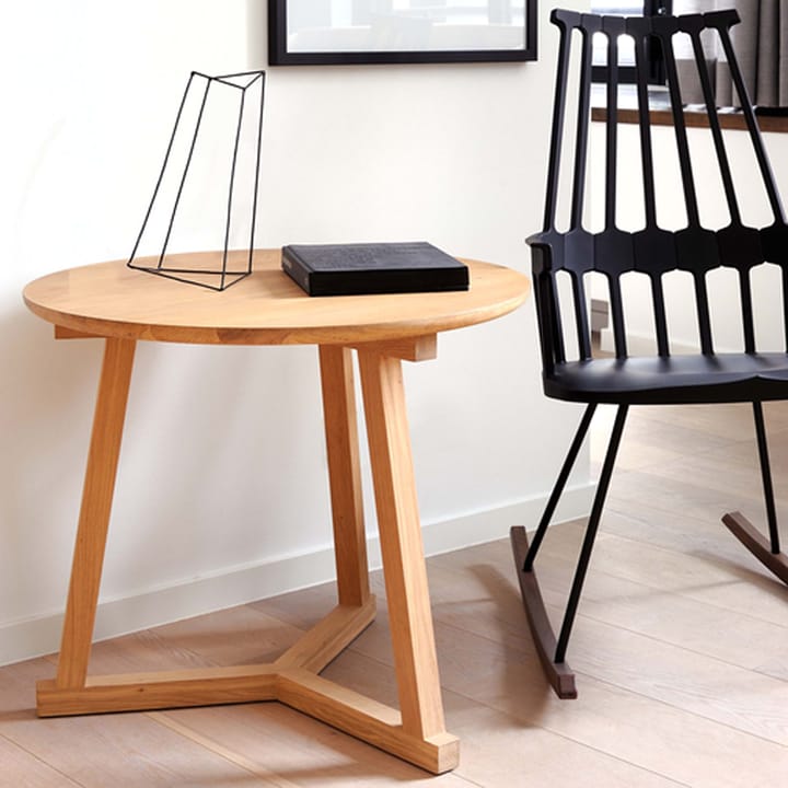 Tripod sidobord, Black oak small 56x46 cm Ethnicraft