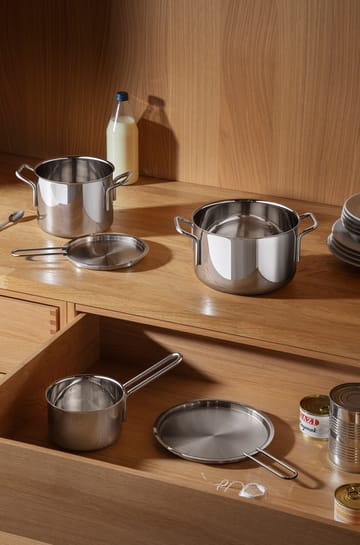 Eva Trio Stainless Steel grytset 3 delar - Rostfritt stål - Eva Solo