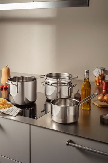 Eva Trio Stainless Steel grytset 4 delar - Rostfritt stål - Eva Solo