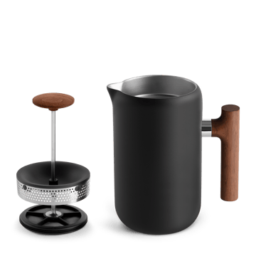 Clara kaffepress 70,9 cl - Matte black-walnut - Fellow