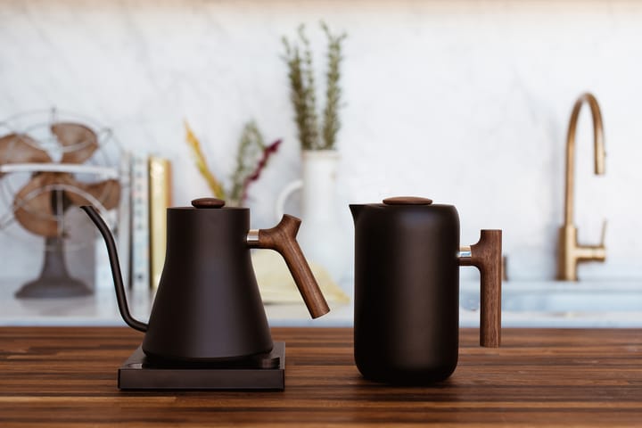 Clara kaffepress 70,9 cl - Matte black-walnut - Fellow