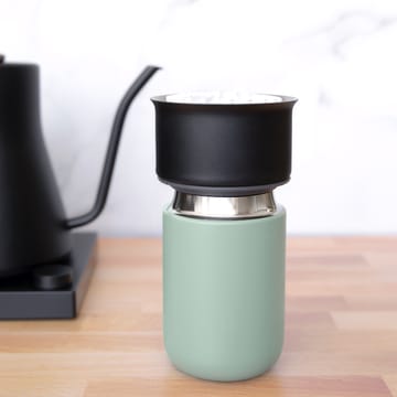 Stagg X pour-over dripper - Matte black-clear glass - Fellow