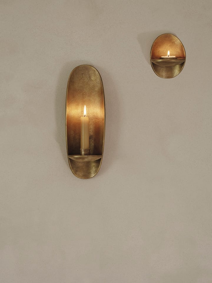 Agapé väggljusstake - Brass finish - ferm LIVING