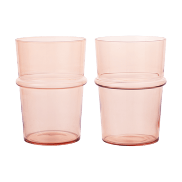 Boya dricksglas högt 45 cl 2-pack - Blush - Ferm Living