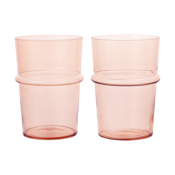 Boya dricksglas högt 45 cl 2-pack - Blush - Ferm Living