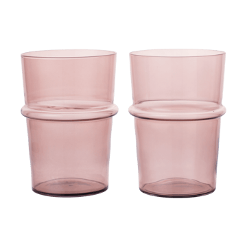 Boya dricksglas högt 45 cl 2-pack - Mauve - Ferm Living