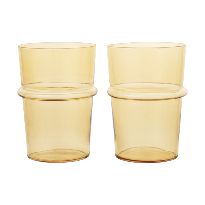 Boya dricksglas högt 45 cl 2-pack, Yellow Ferm Living