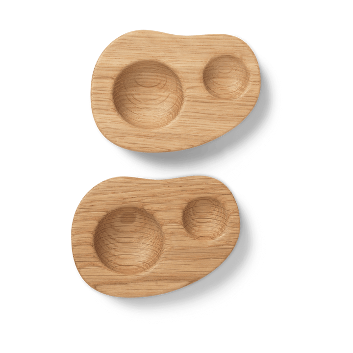 Cairn äggkopp 2-pack - Oak - Ferm Living