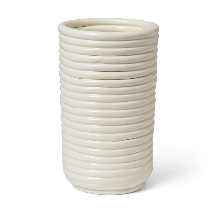 Corduroy vas 21 cm - Off white - ferm LIVING