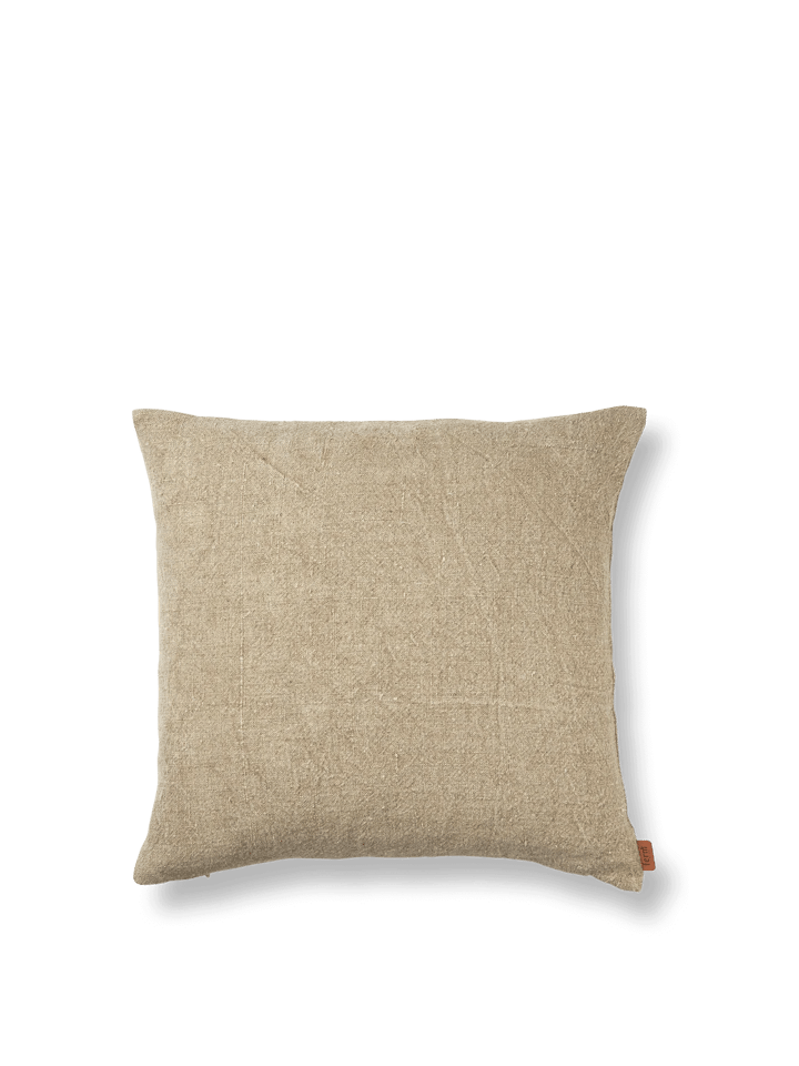 Heavy kuddfodral 50x50 cm Linne - Natur - ferm LIVING