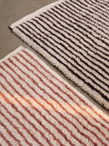 Kami matta - Off white-red brown, 120x180 cm - ferm LIVING