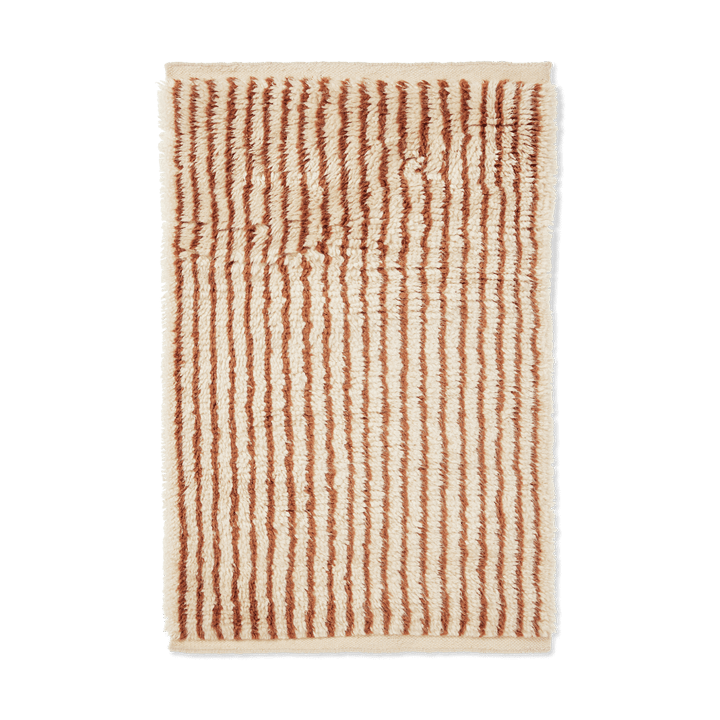 Kami matta - Off white-red brown, 80x120 cm - ferm LIVING