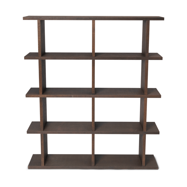 Kona bokhylla 2x4 - Dark stained - Ferm Living