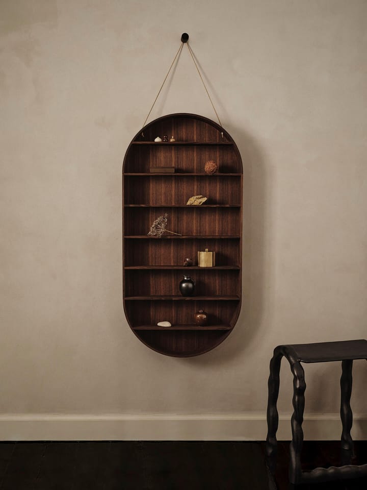 Oval Dorm hylla - Smoked oak - ferm LIVING