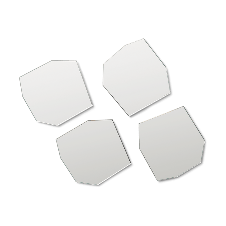 Shard glasunderlägg 4-pack - Mirror - ferm LIVING