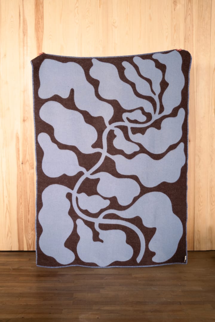 Leaves filt 130x180 cm, Blue-brown Fine Little Day