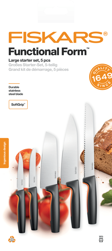 Functional Form knivset stort - 5 delar - Fiskars