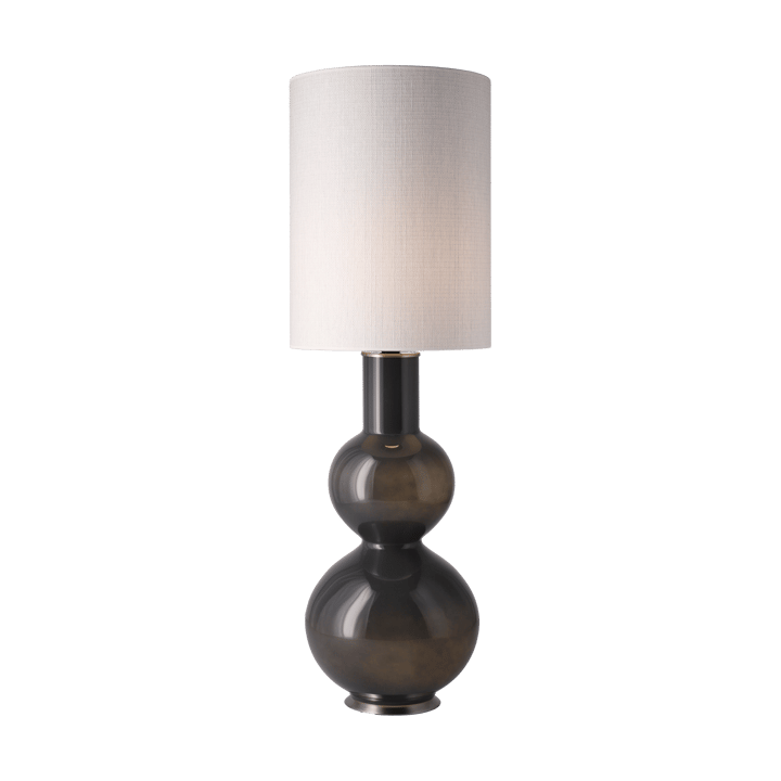 Augusta bordslampa grå lampfot, Babel Beige L Flavia Lamps