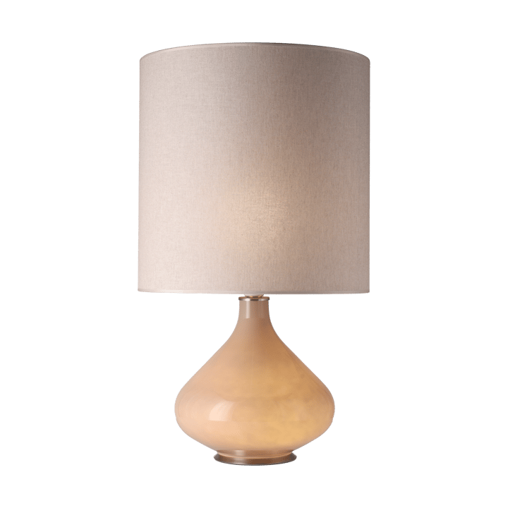 Flavia bordslampa beige lampfot, Milano Tostado M Flavia Lamps