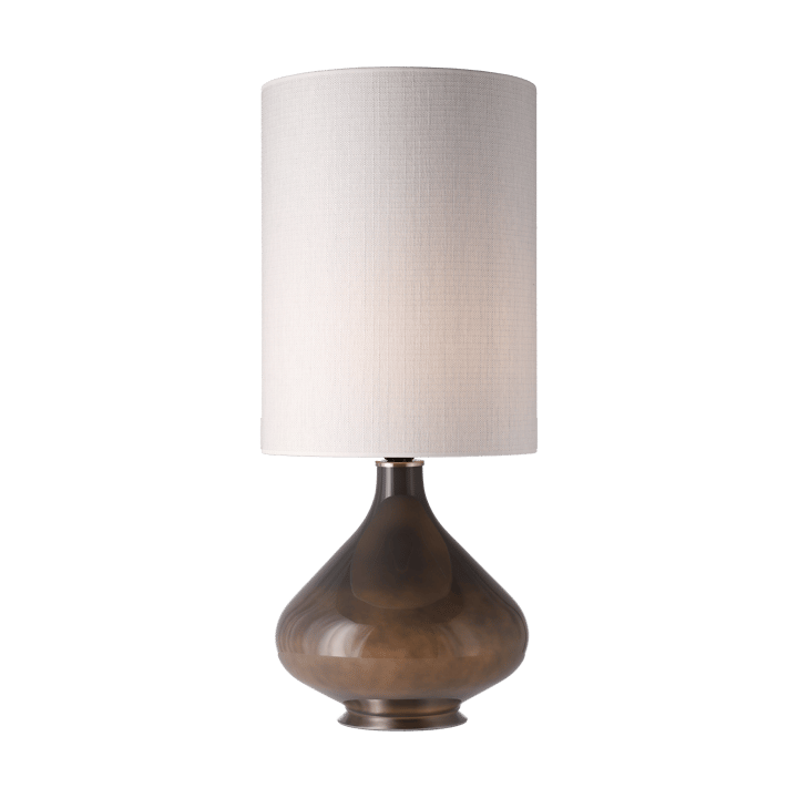 Flavia bordslampa grå lampfot, Babel Beige L Flavia Lamps