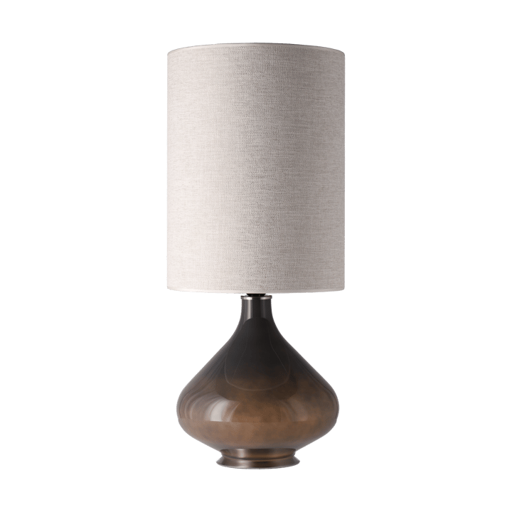 Flavia bordslampa grå lampfot, London Beige L Flavia Lamps