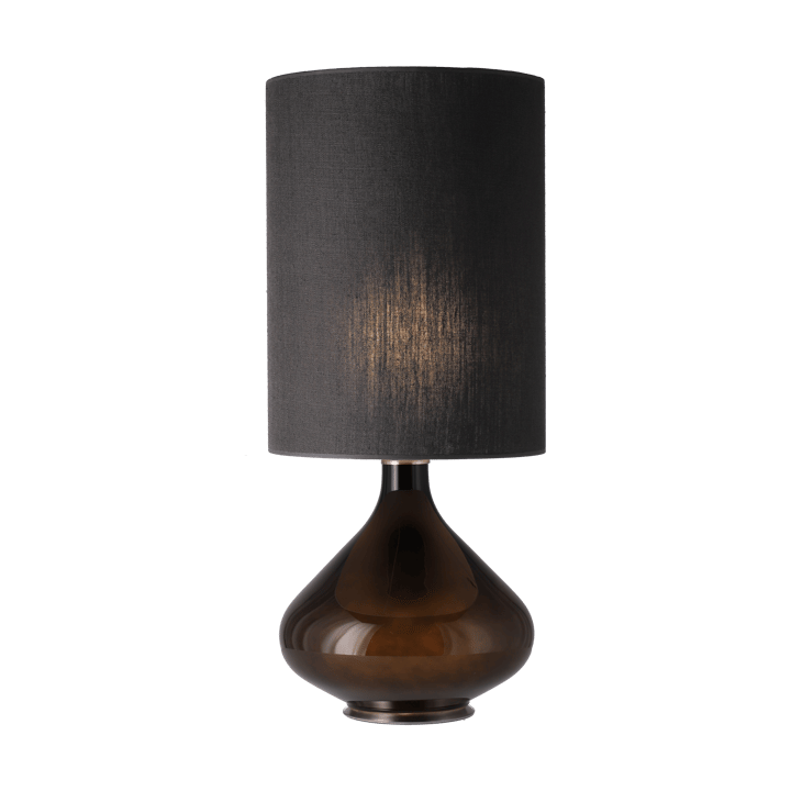 Flavia bordslampa svart lampfot, Lino Negro L Flavia Lamps