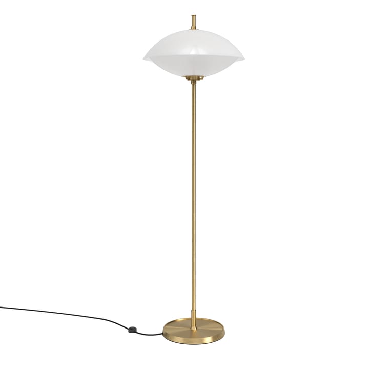 Clam golvlampa 128 cm - Opal-brass - Fritz Hansen