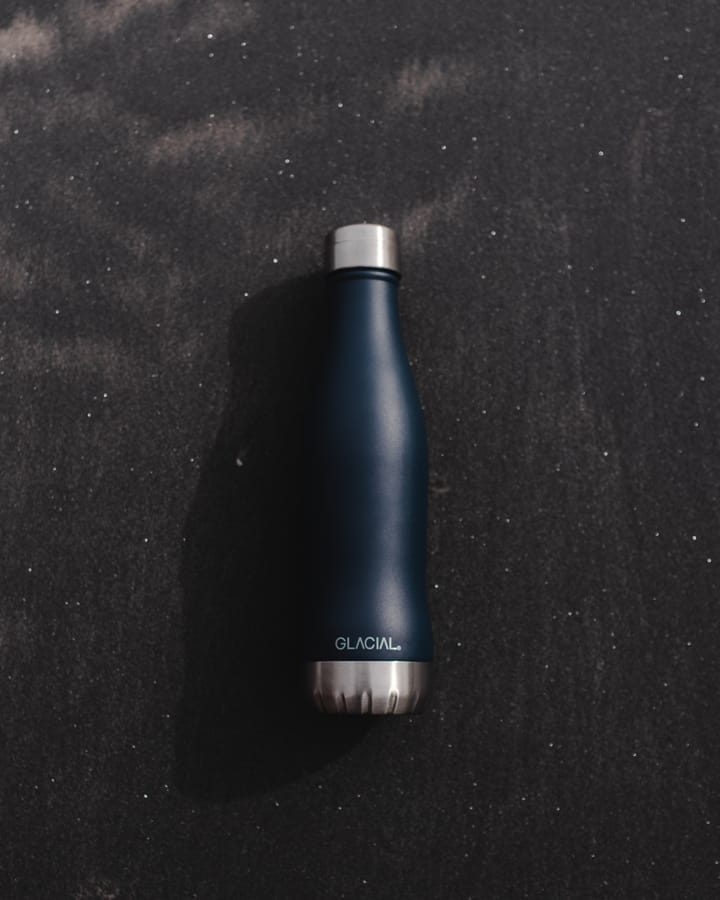 Glacial vattenflaska 400 ml - Matte navy - Glacial