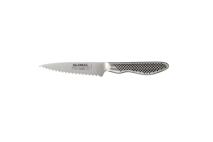 Global GS-108/SC allkniv 11,5 cm tandad - Rostfritt stål - Global