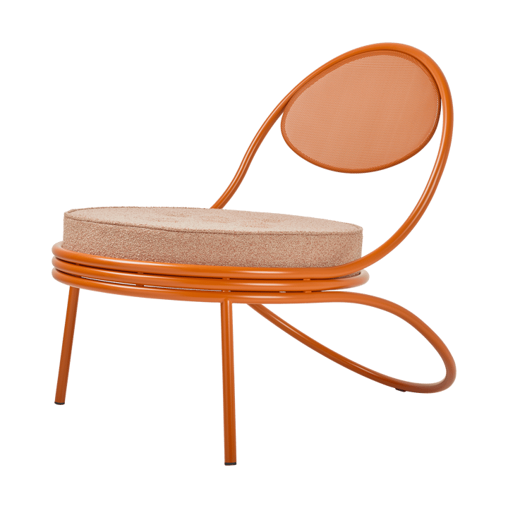 Copacabana Outdoor Lounge Chair kl�ädd sits - Lorkey limonta 44-international orange - GUBI