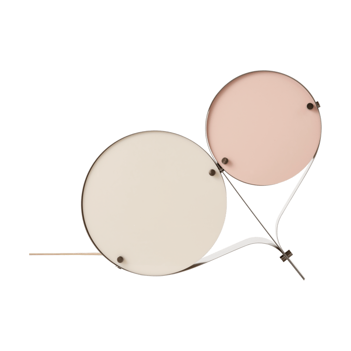 Coppia bordslampa, Ivory & blush GUBI