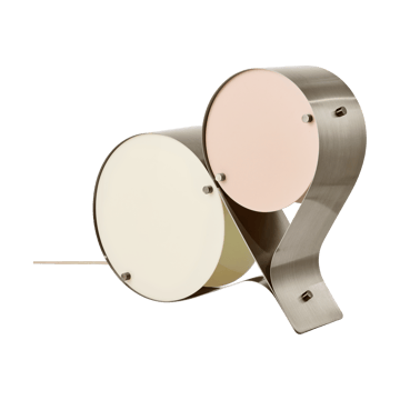 Coppia bordslampa - Ivory & blush - GUBI