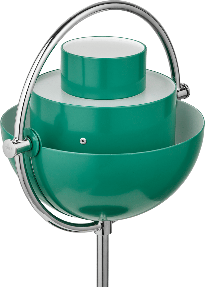 Multi-Lite portabel lampa, Teal green-chrome GUBI