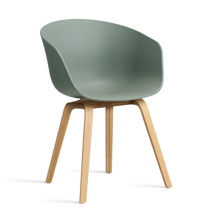 About a Chair 22 stol 2.0, Fall green-lackerat ekstativ HAY