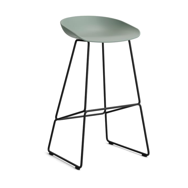 About a Stool 38 High barstol 2.0 - Fall green-svart stålstativ - HAY