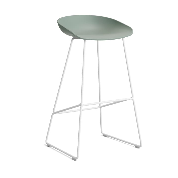 About a Stool 38 High barstol 2.0 - Fall green-vitt stålstativ - HAY