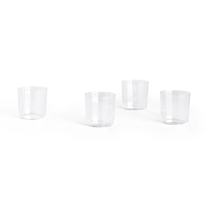 Angle dricksglas 4-pack - Wide 7,5 cm - HAY